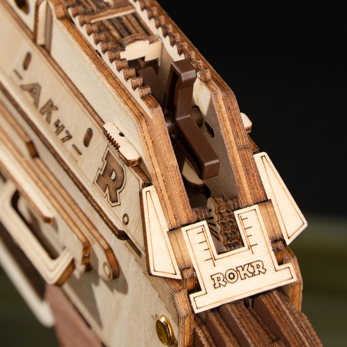 ROKR AK-47 Wooden Model Kit official product view 8