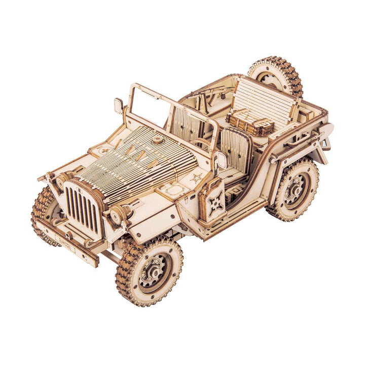 ROKR Army Jeep Model Kit official product view 2
