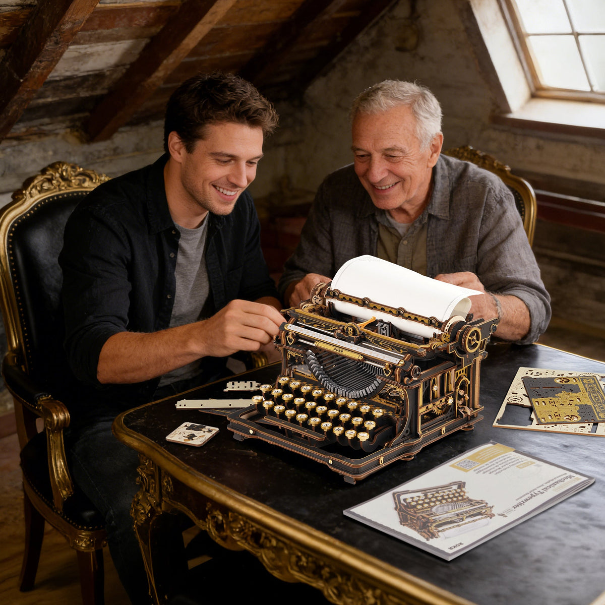 ROKR typewriter shared build experience