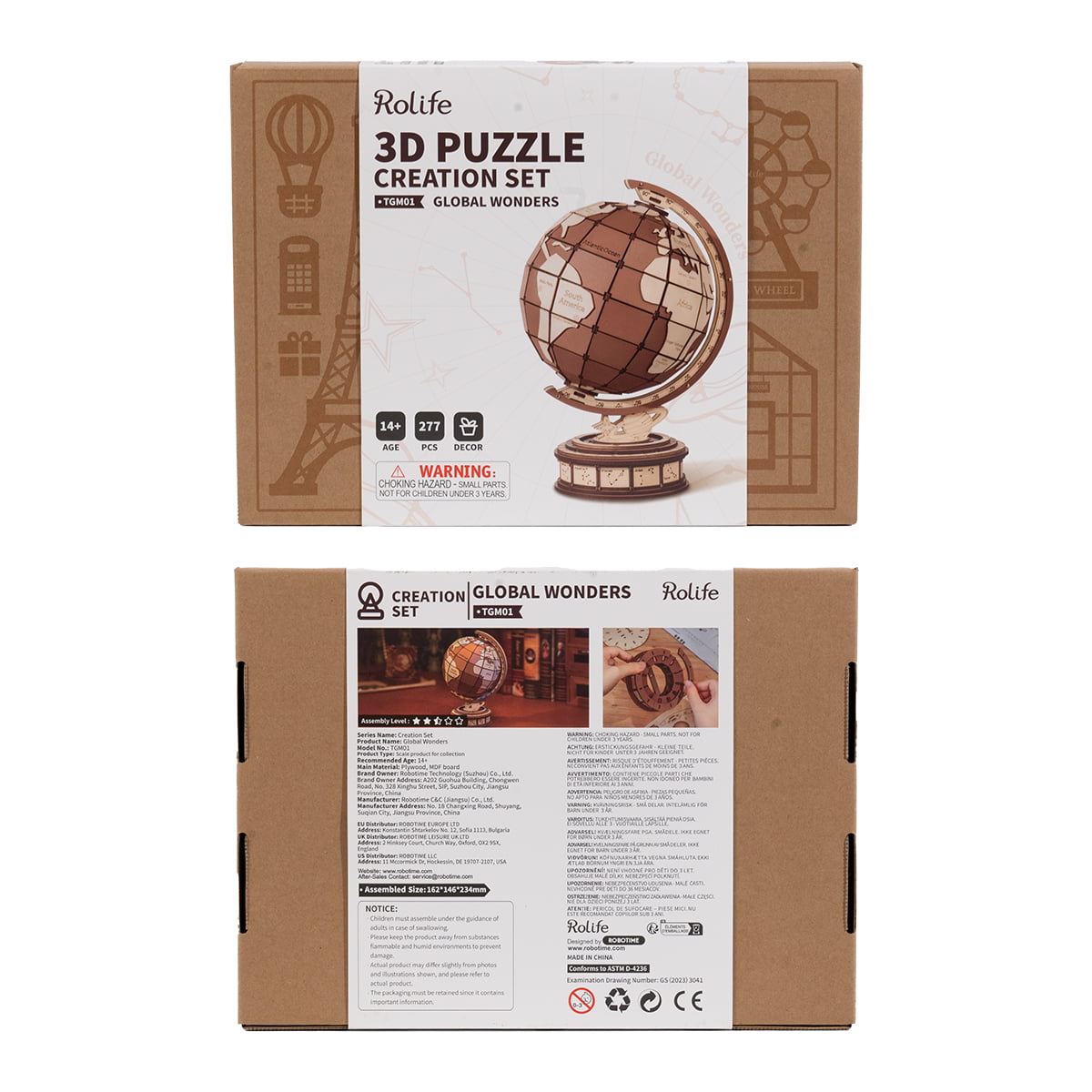 ROKR Global Wonders Model Kit official product view 7