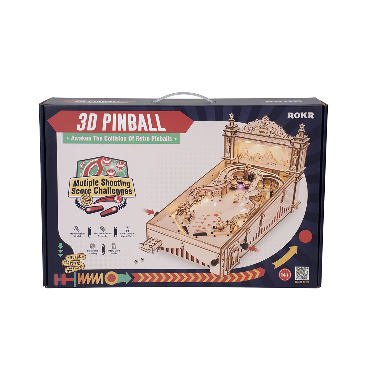 ROKR 3D Pinball Machine Kit official detail view 11