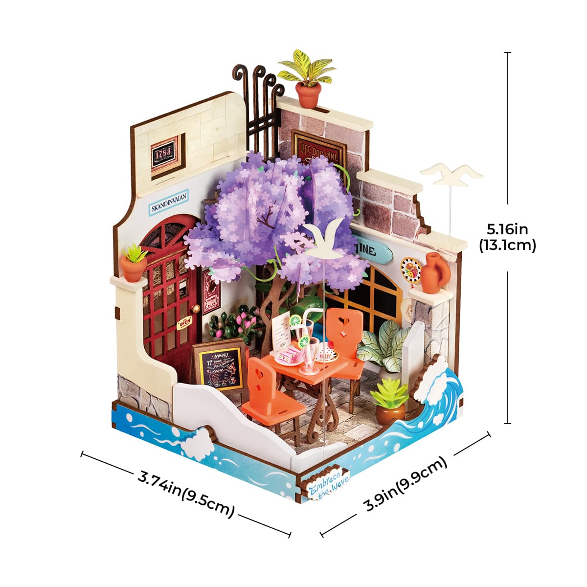 Sea Holiday Restaurant Miniature Kit official product view 7