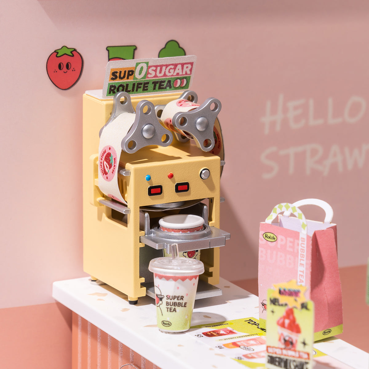 Bubble Tea House Miniature Kit official product view 5