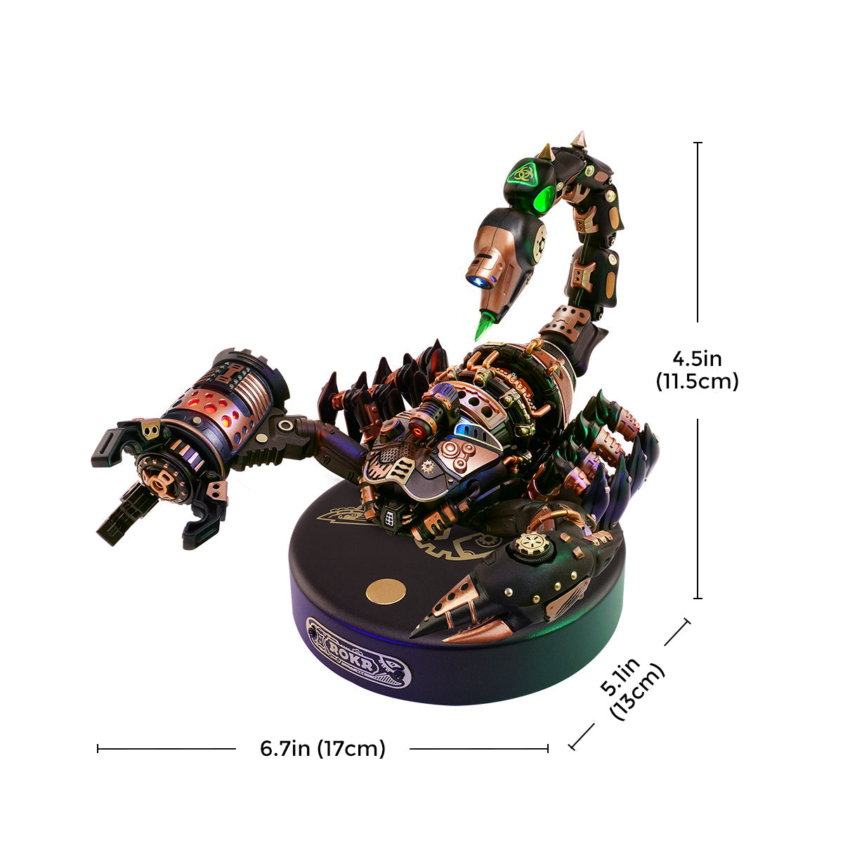 ROKR Emperor Scorpion Model Kit official product view 6