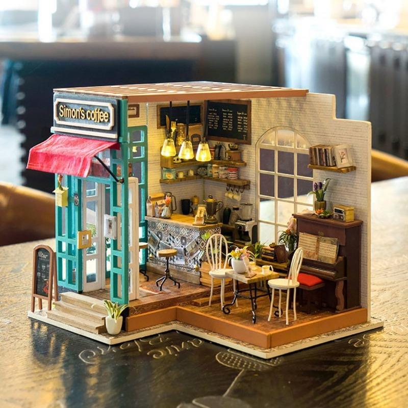 Simon's Coffee Miniature Kit completed product view