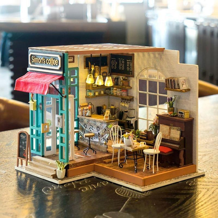 Simon's Coffee Miniature Kit completed product view