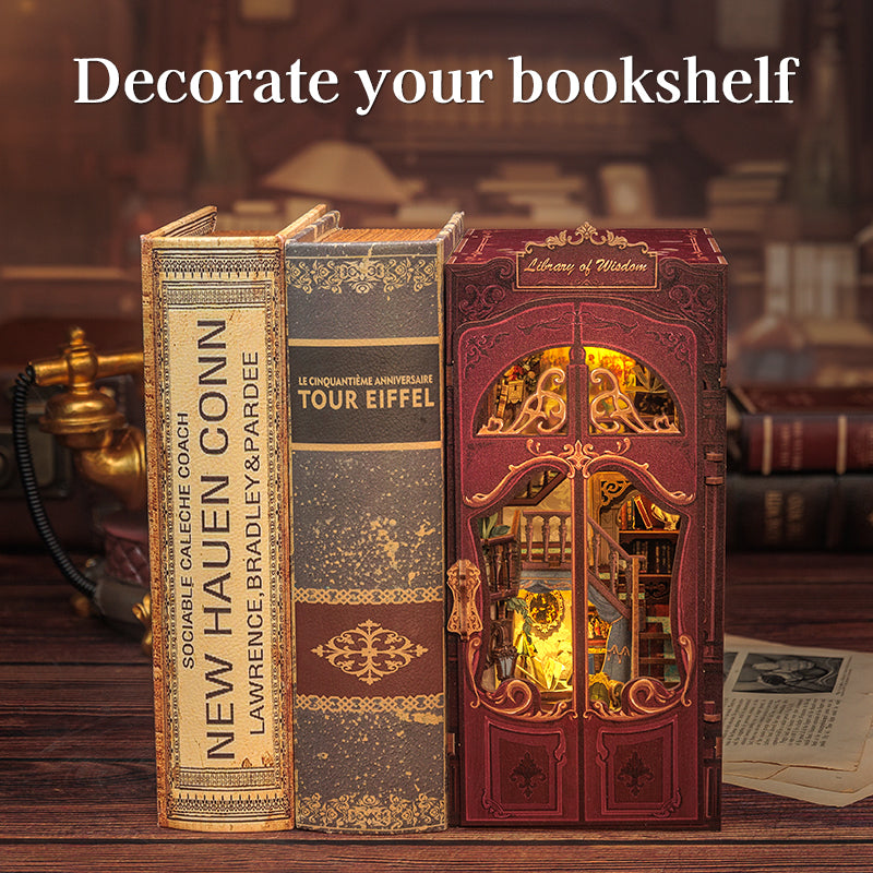 Library of Wisdom Book Nook Kit official product view 4