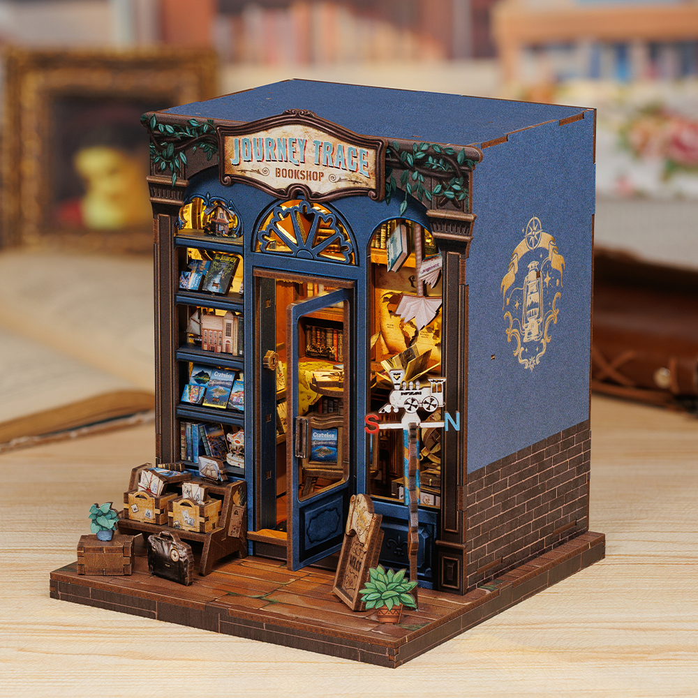 Journey Trace Bookshop side and front view