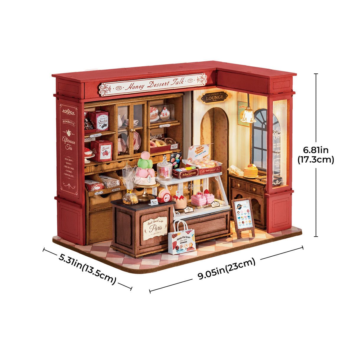 Honey Dessert Talk Miniature House Kit official product view 6