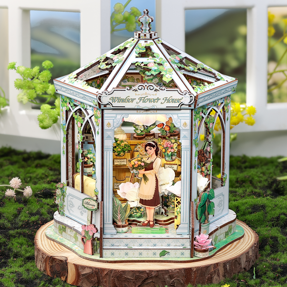 Windsor Flower House Miniature Kit official product view 3