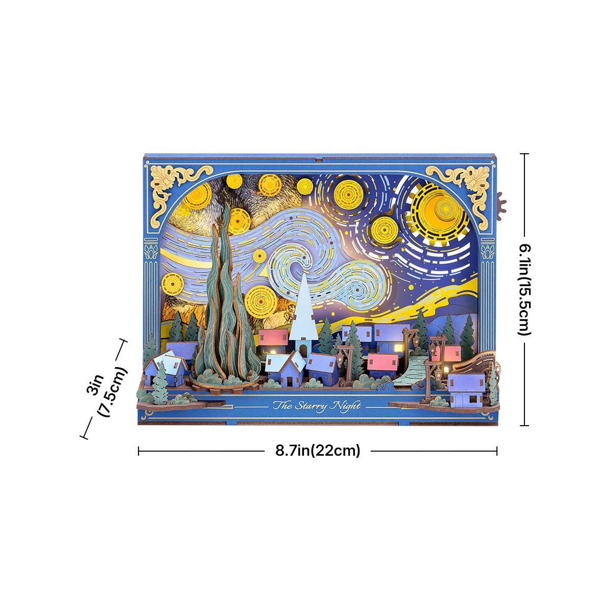 Rowood Starry Night Wall Art Kit official detail view 8