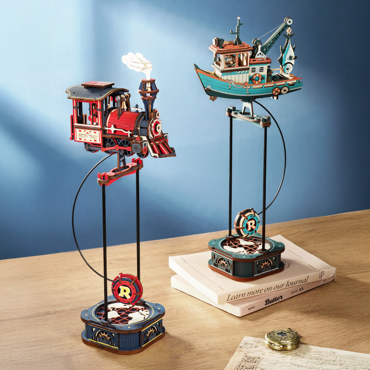 ROKR Lucky Trawler Balance Toy Kit official detail view 5