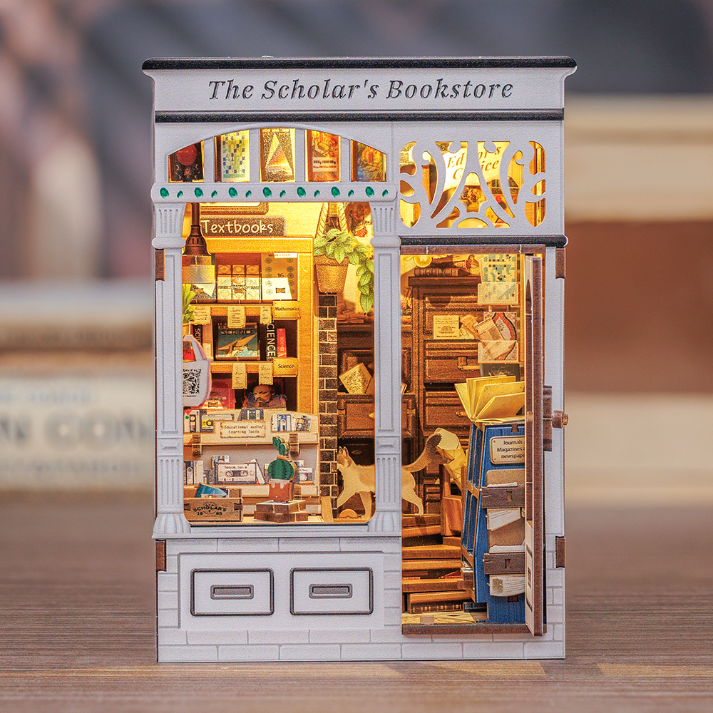 The Scholar's Bookstore Book Nook Kit official product view 4