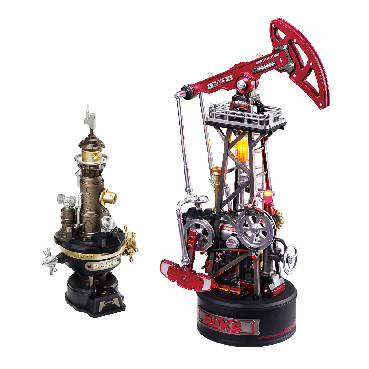 ROKR Oil Pump Jack Mechanical Model Kit official detail view 9