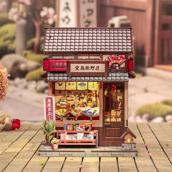 Tsukino Eogi-dou Miniature Kit completed product view