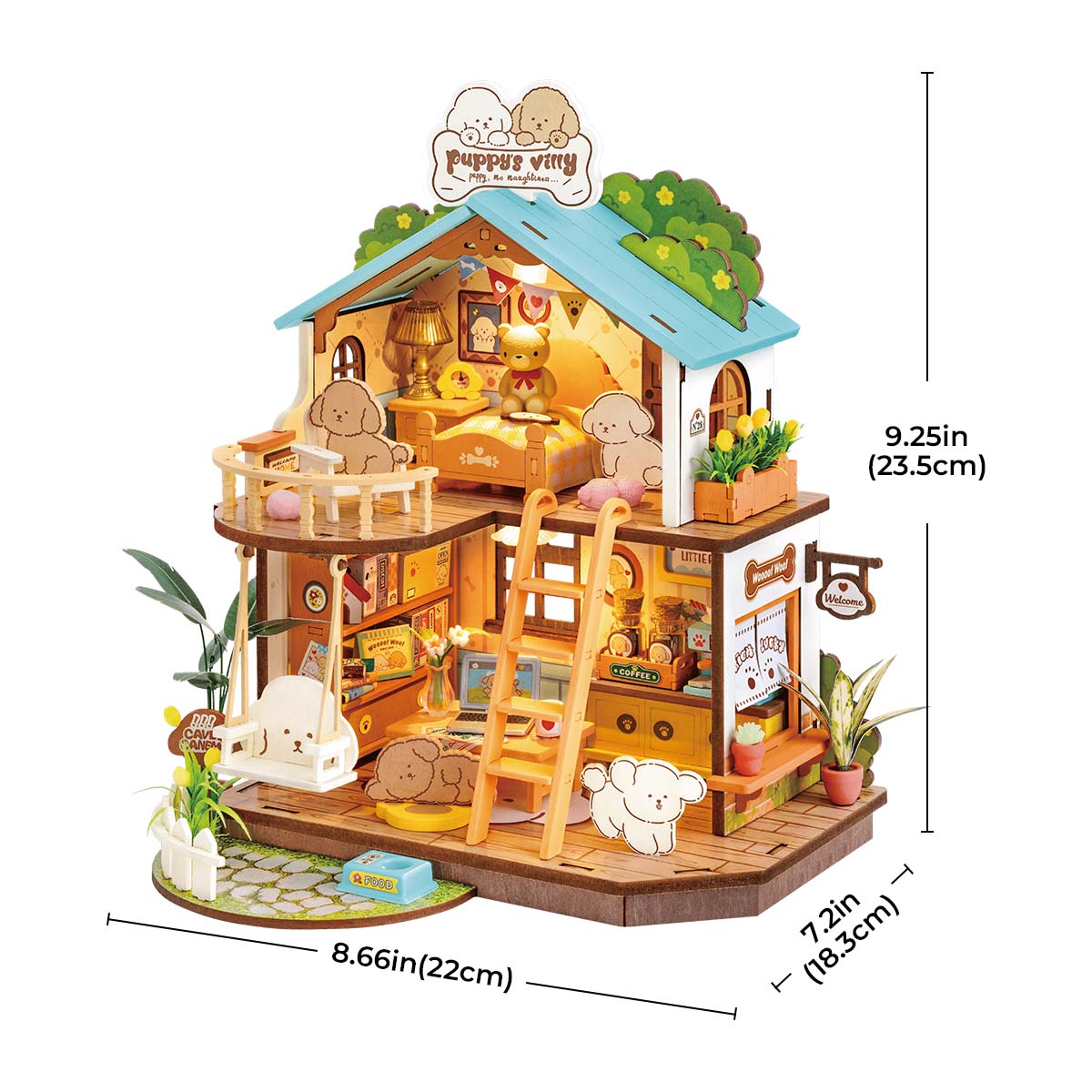 Puppy's Cozy Villa Miniature Kit official product view 6