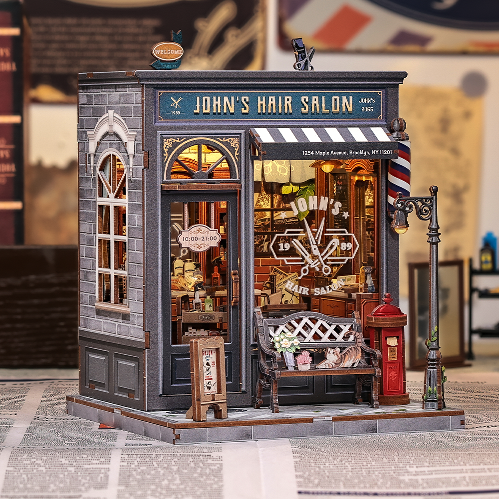 John's Hair Salon Miniature Kit official product view 6
