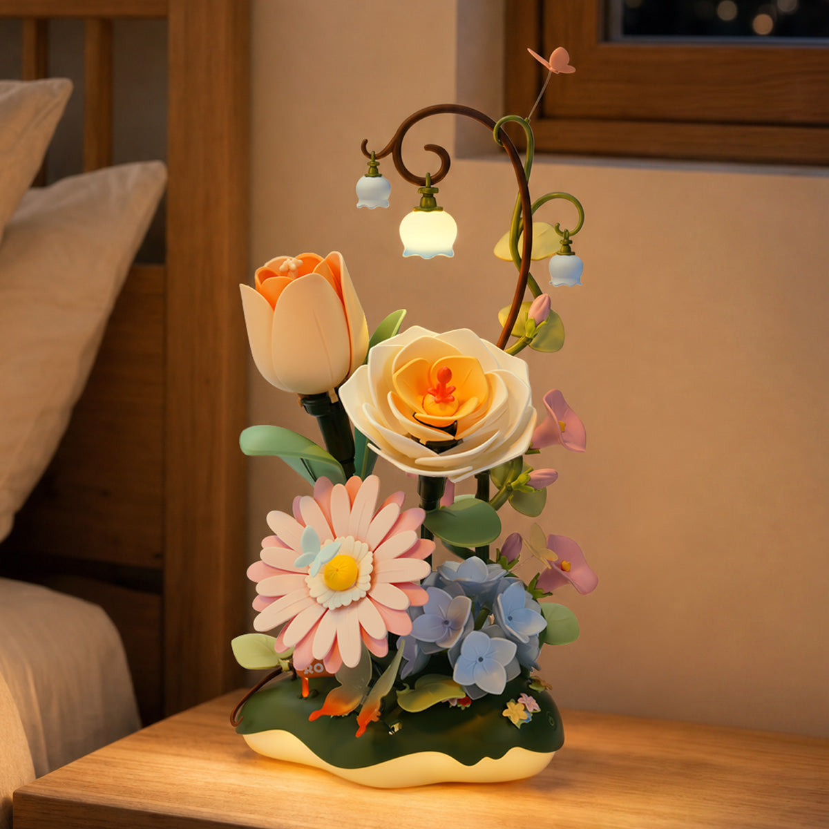 ROKR Garden Ramble Mechanical Flower Bouquet Kit official detail view 2