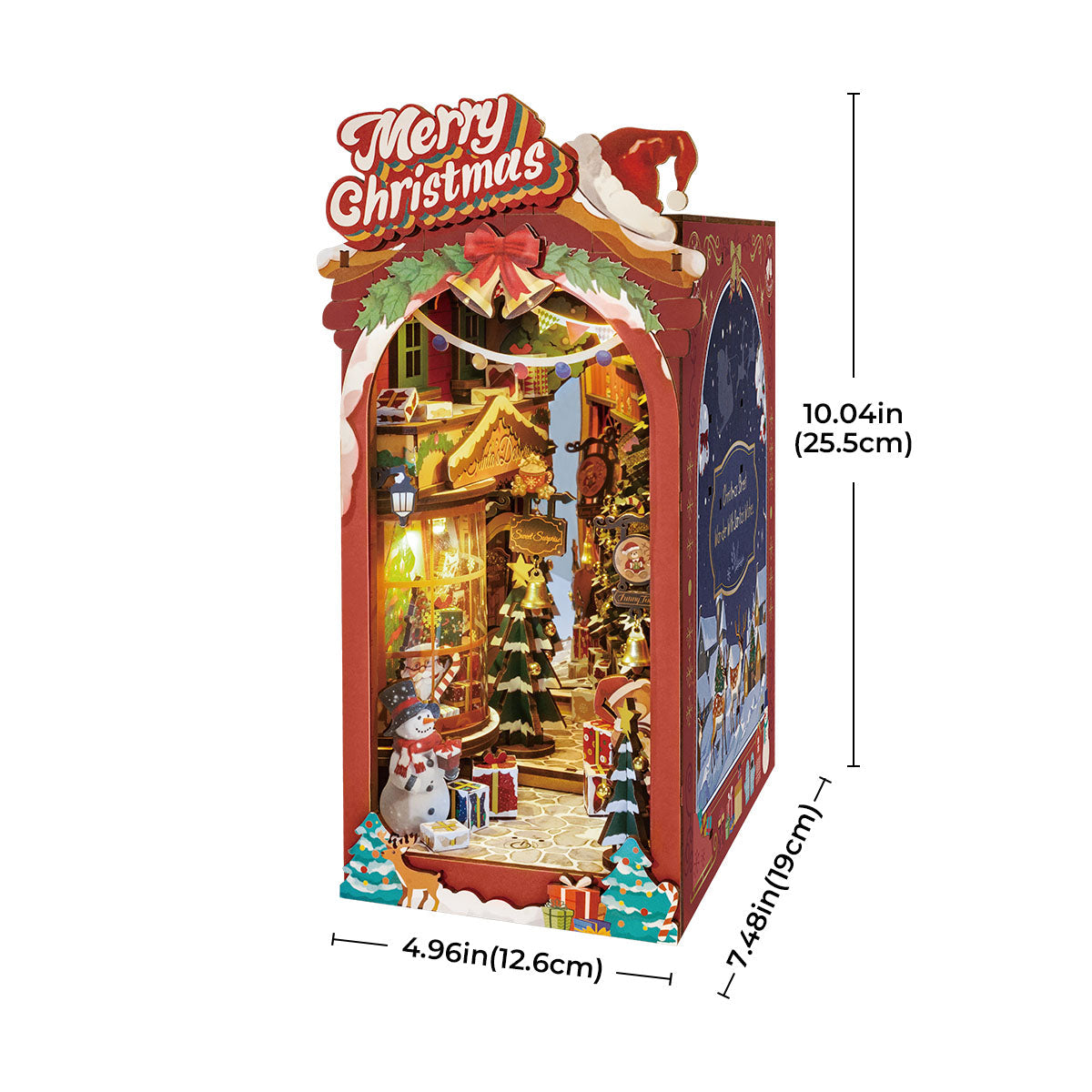 Christmas Street Book Nook Kit official detail view 7