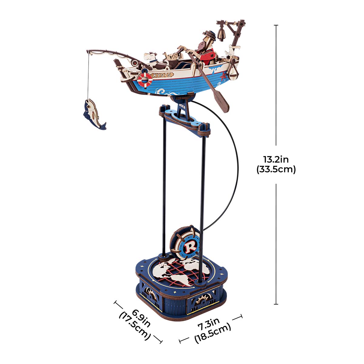 ROKR Ocean Fisher Model Kit official product view 5