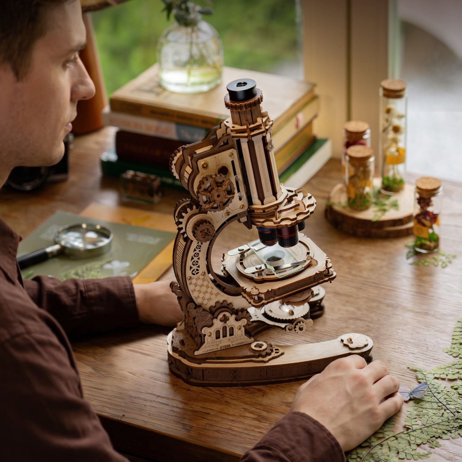 ROKR Mechanical Microscope Kit official detail view 2