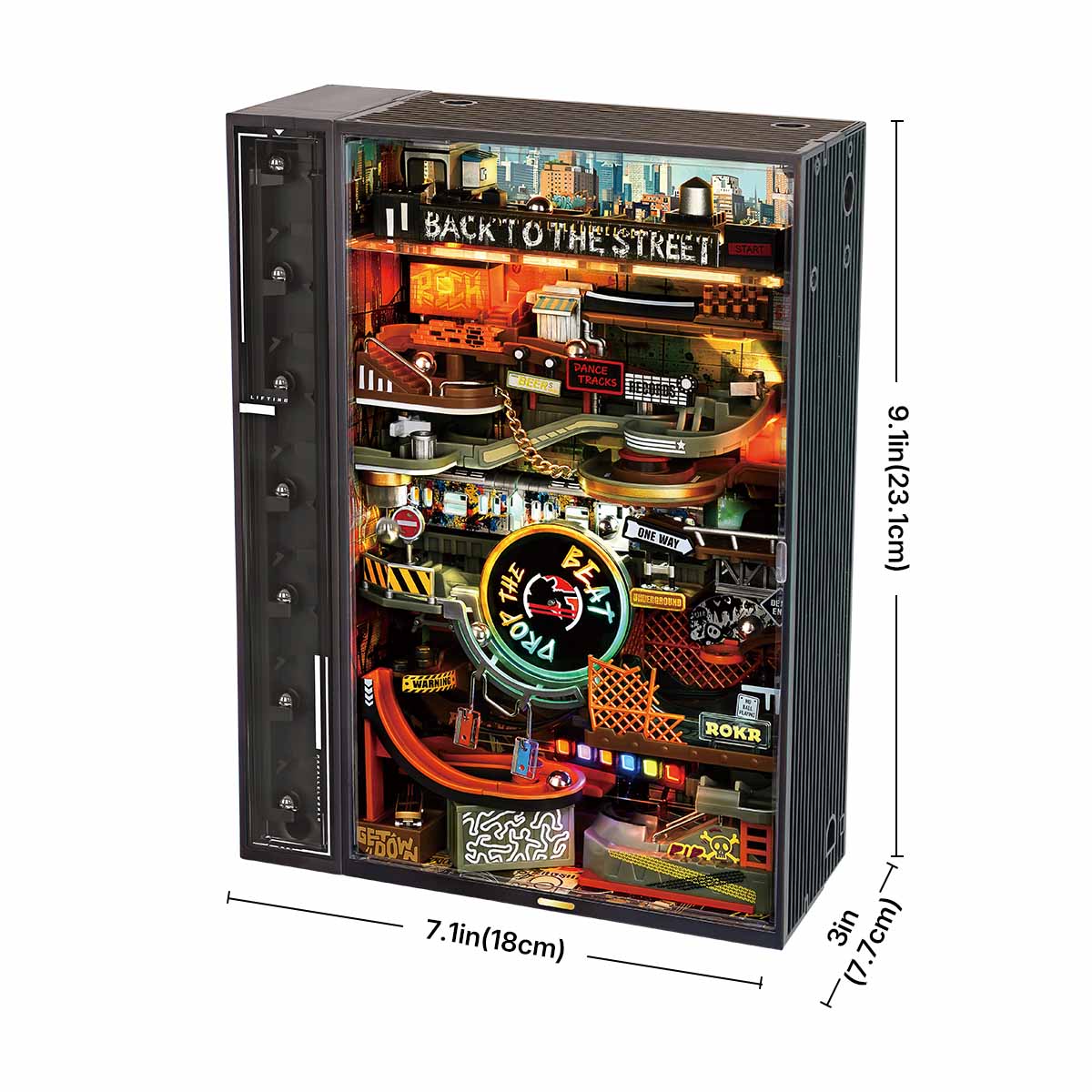 ROKR Hip-Hop Street Marble Run Kit official product view 10