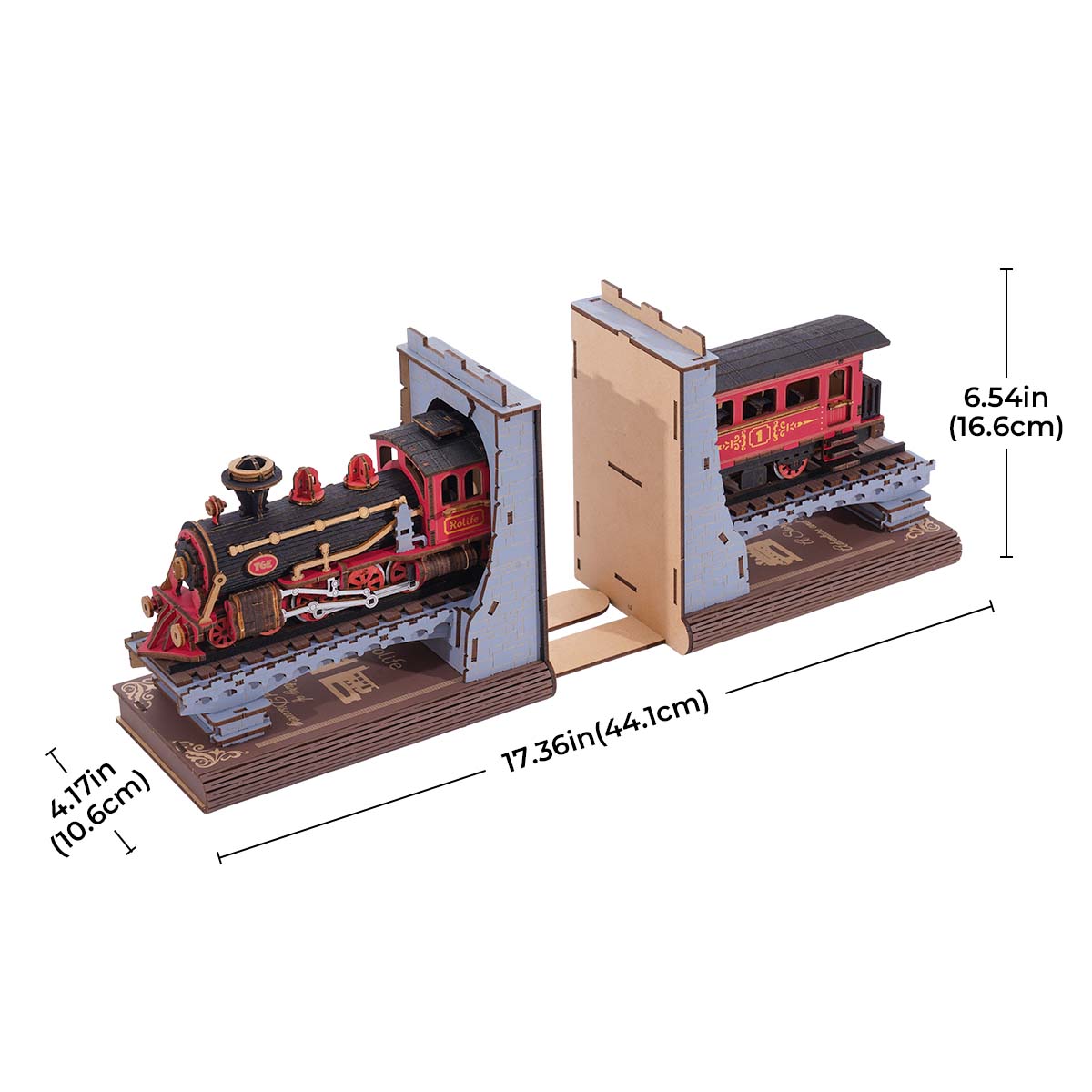 Century Train Book Nook Kit official product view 5
