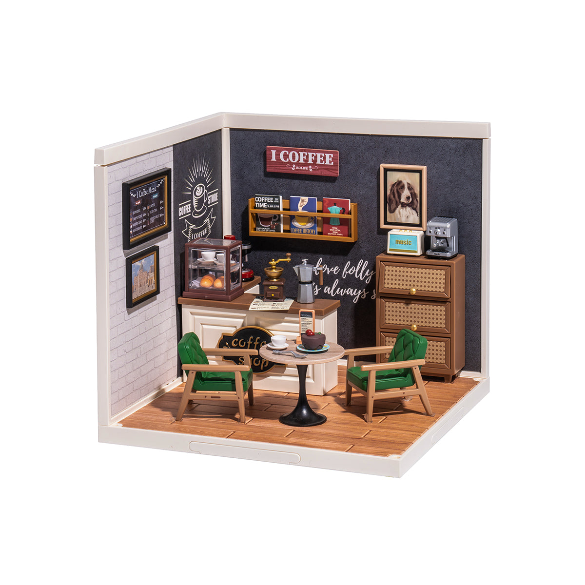 Cafe Miniature Kit official product view 2