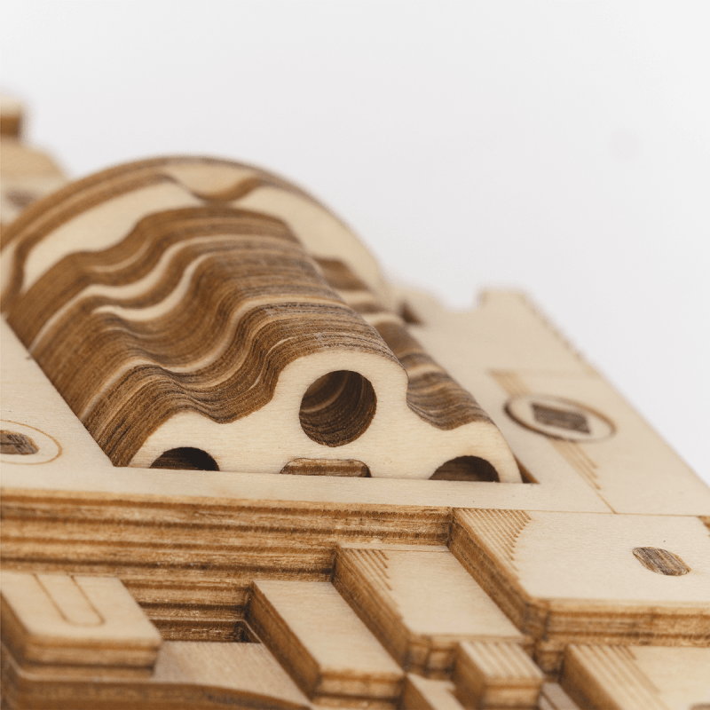ROKR Corsac M60 Wooden Model Kit official product view 8