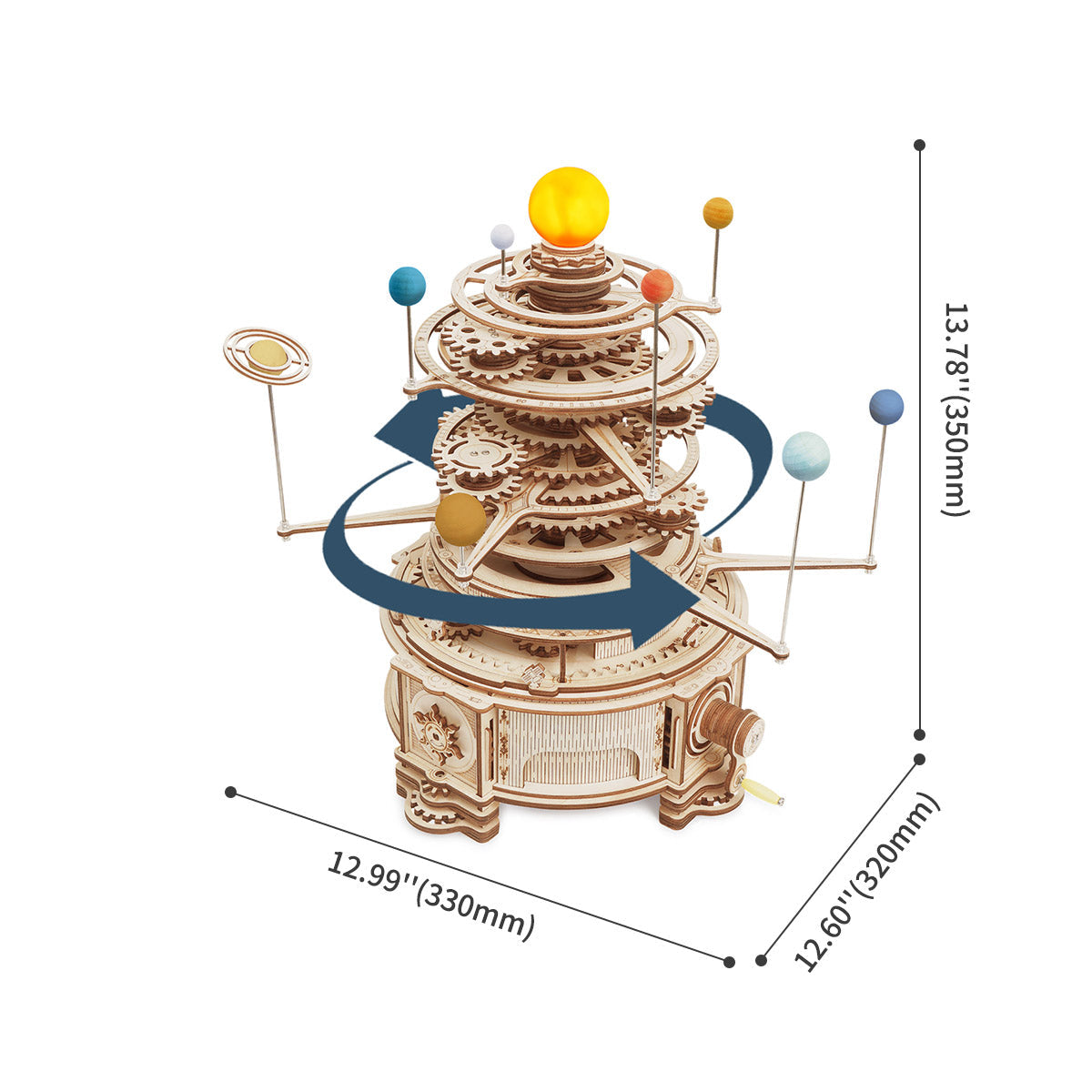 ROKR Mechanical Orrery Model Kit official product view 8