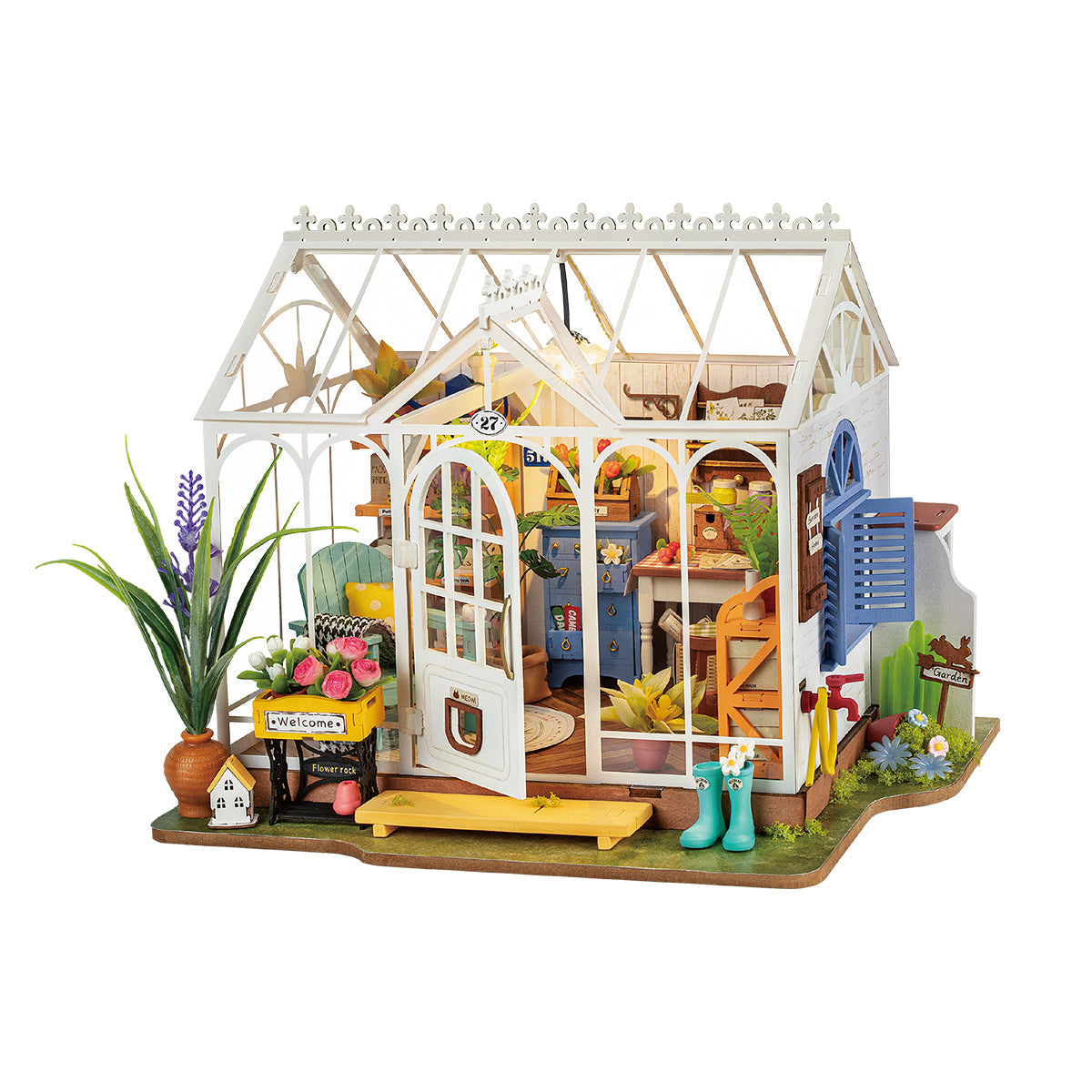 Dreamy Garden House Miniature Kit official product view 2