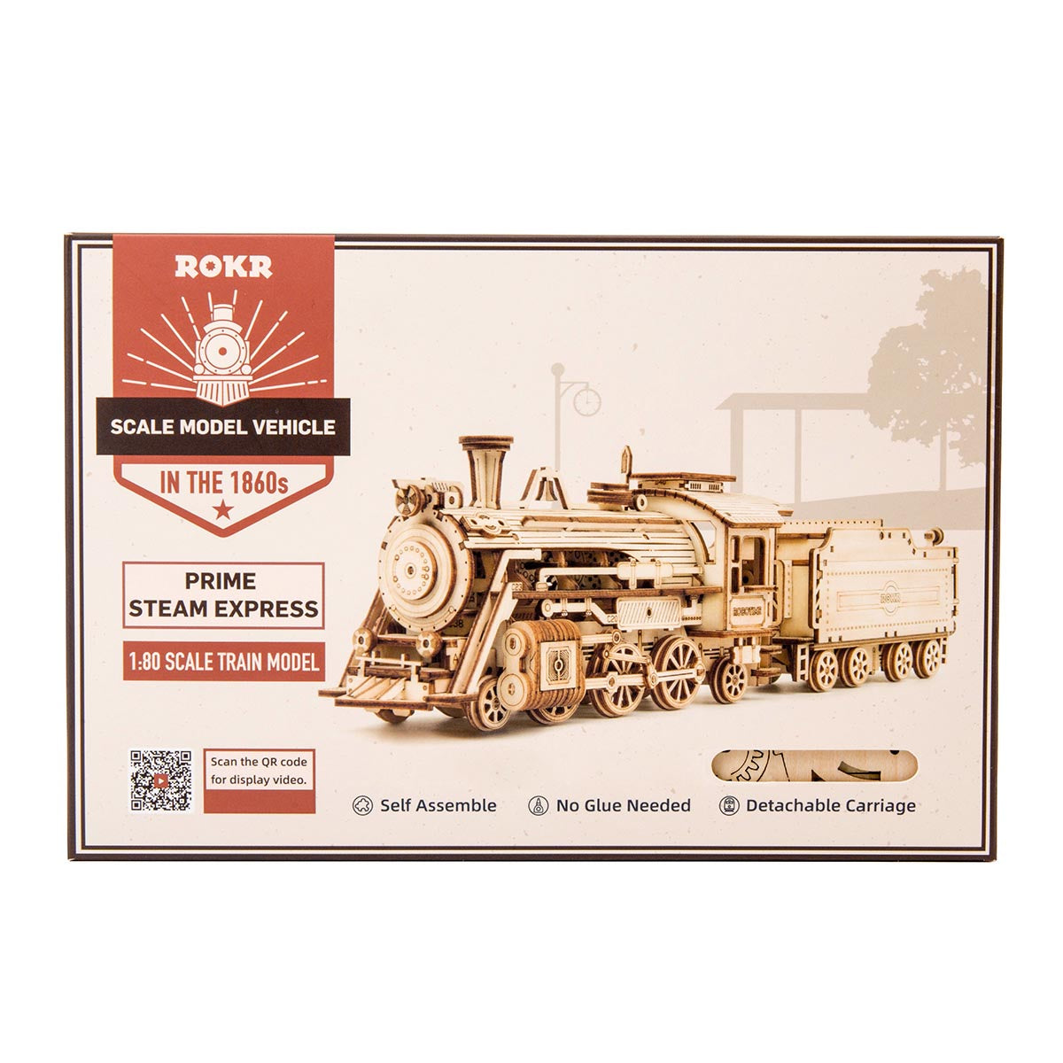 ROKR Prime Steam Express Model Kit official product view 8