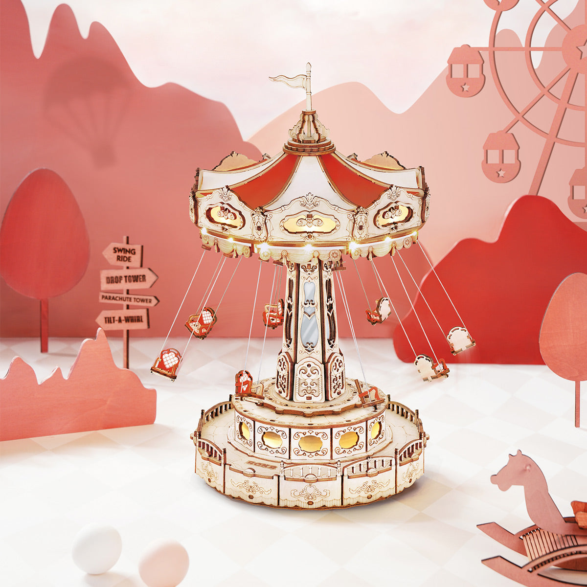 ROKR Swing Ride Music Box Kit official product view 3