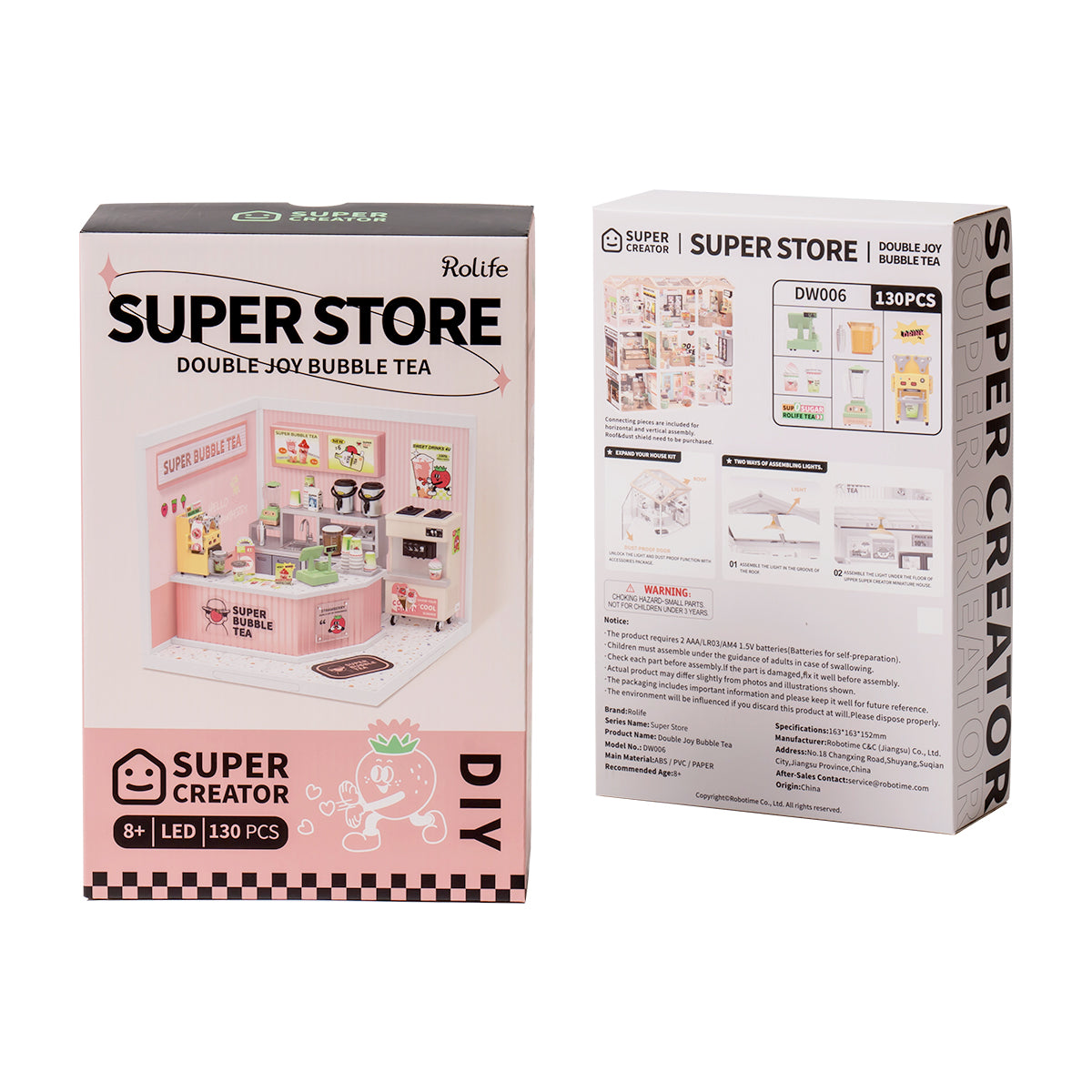 Bubble Tea House Miniature Kit official product view 7