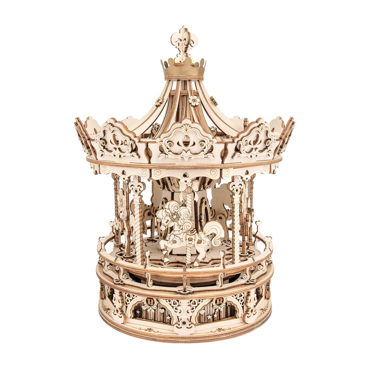 ROKR Romantic Carousel Model Kit official product view 2