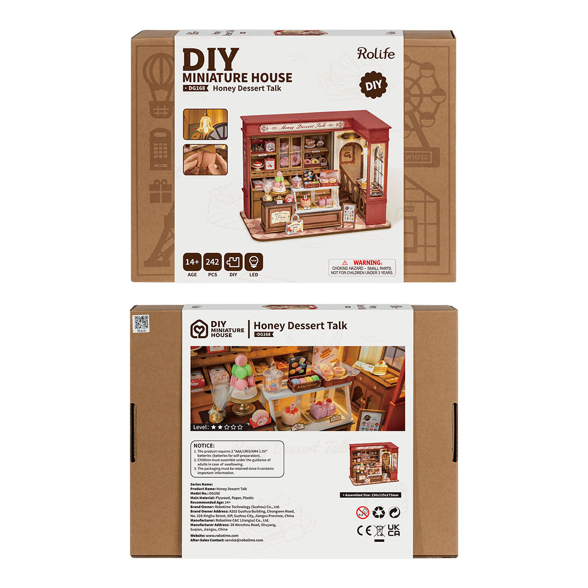 Honey Dessert Talk Miniature House Kit official product view 7