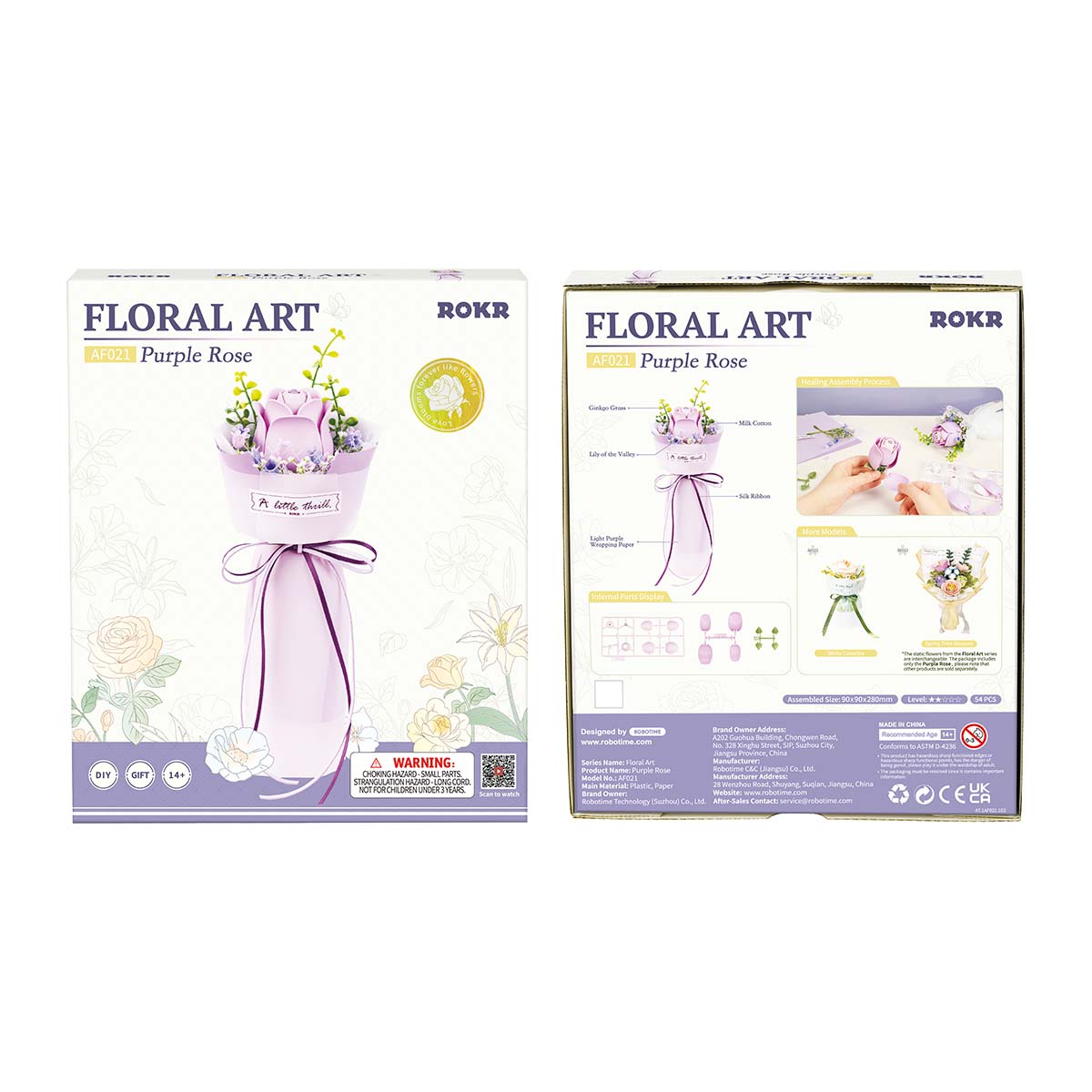 Rowood Purple Rose Creative Kit official product view 7