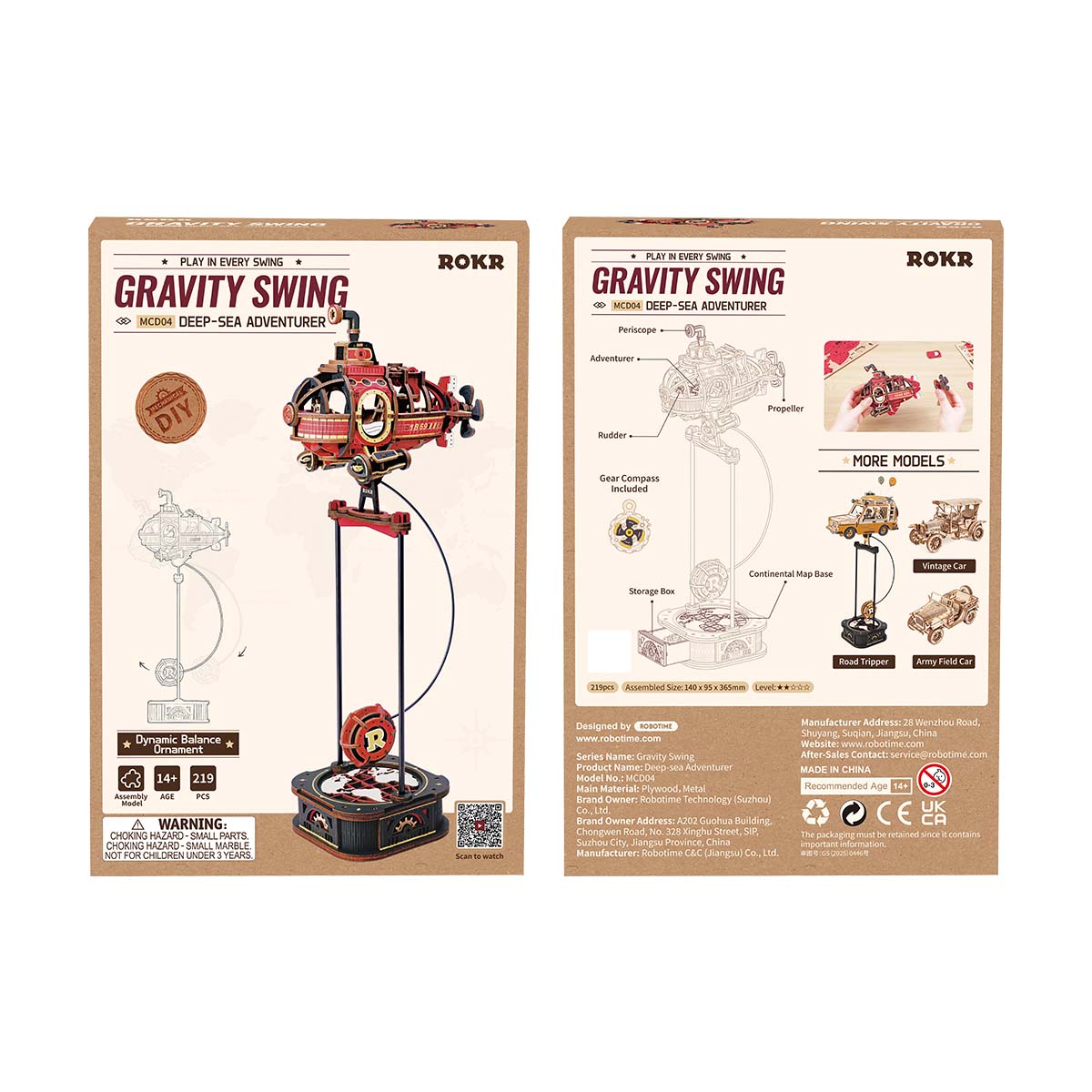 ROKR Deep-Sea Adventurer Balance Toy Kit official detail view 18