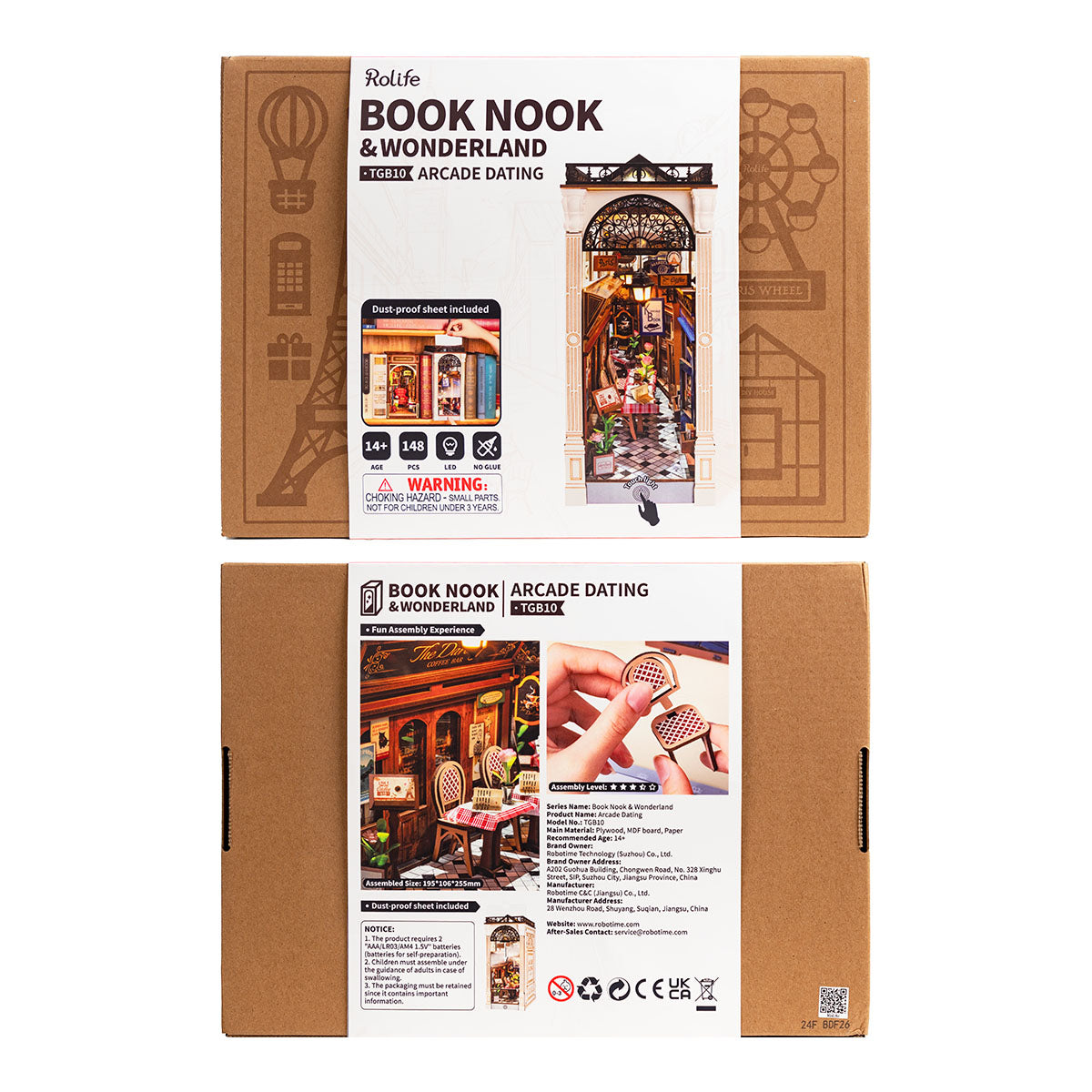 Arcade Dating Book Nook Kit official detail view 7