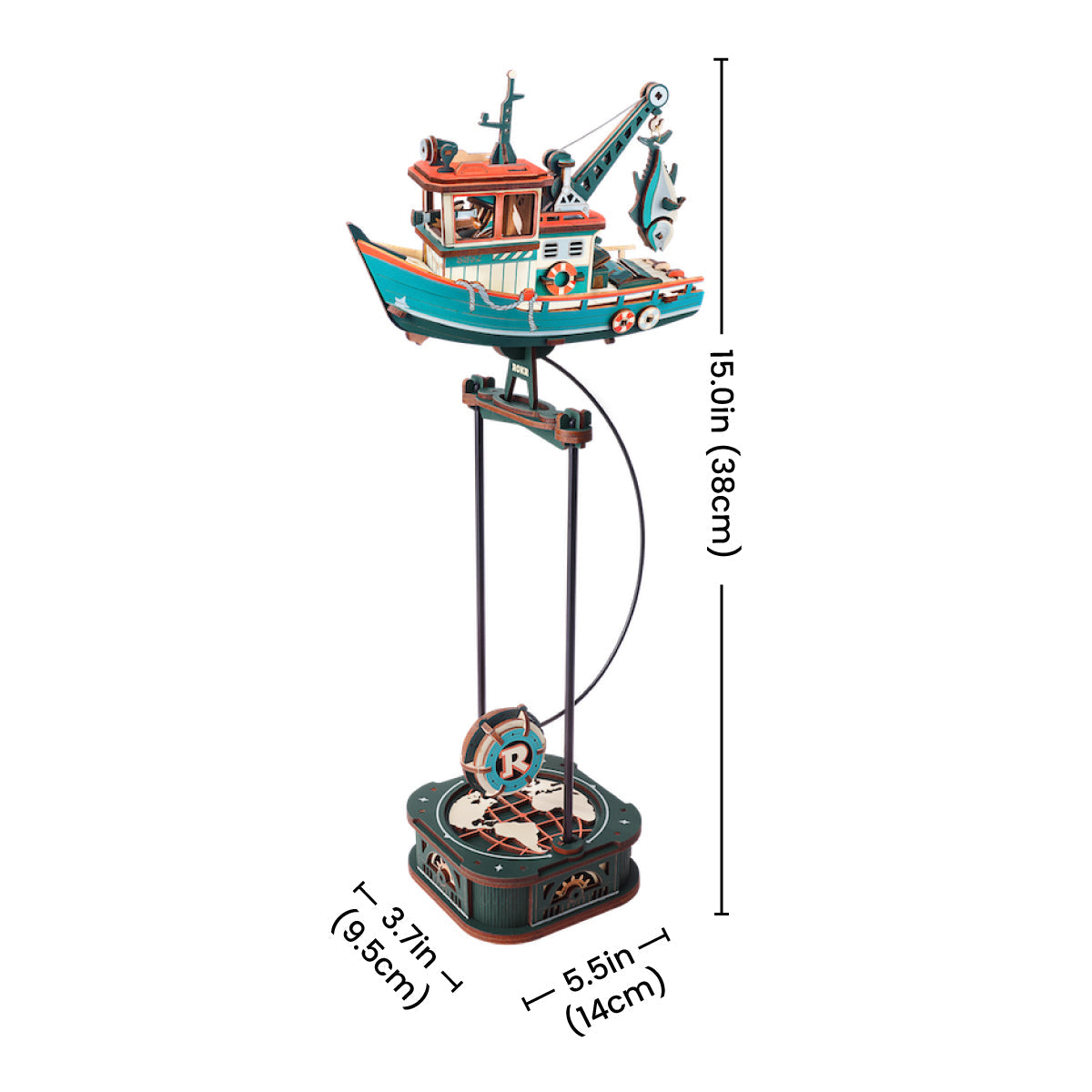 ROKR Lucky Trawler Balance Toy Kit official detail view 6