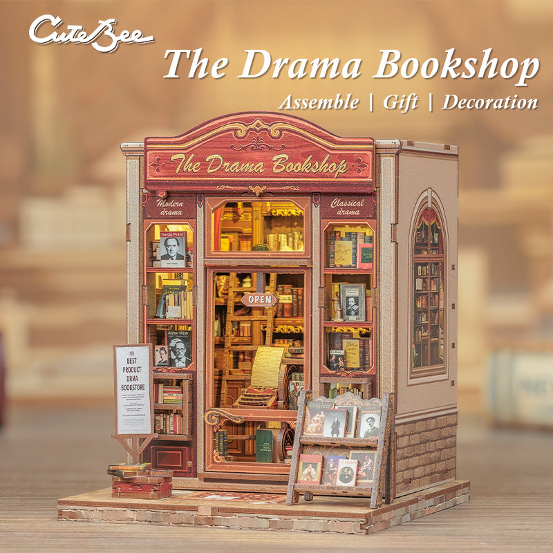 The Drama Bookshop Book Nook Kit official product view 4
