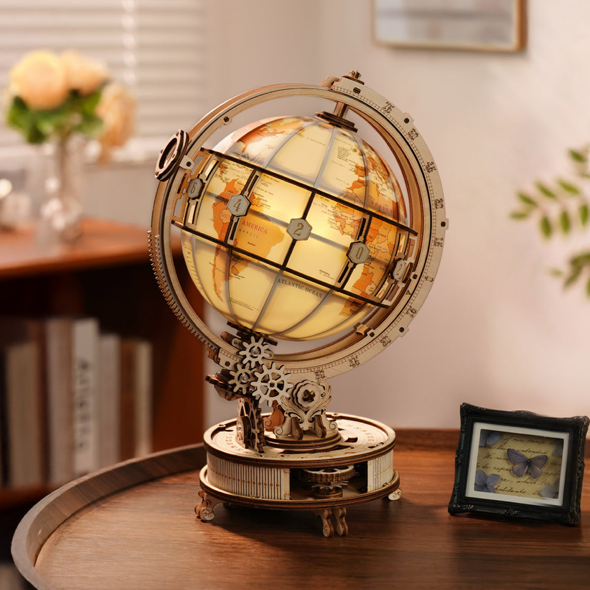 ROKR Luminous Globe Electric Model Kit official detail view 5