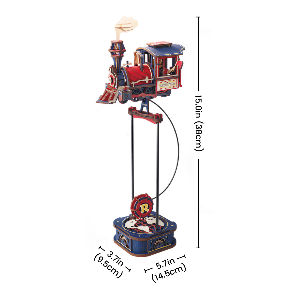 ROKR Power Express Balance Toy Kit official detail view 8