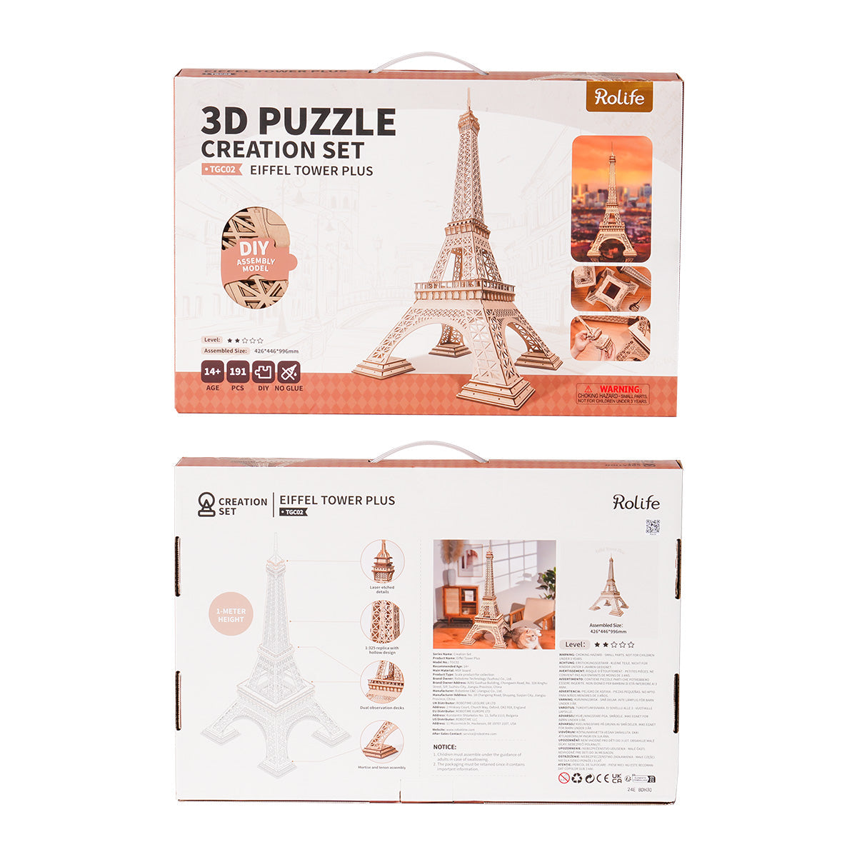 Rowood Eiffel Tower Plus Creative Kit official product view 6