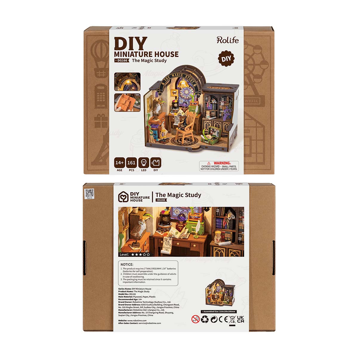 The Magic Study Miniature House Kit official product view 7