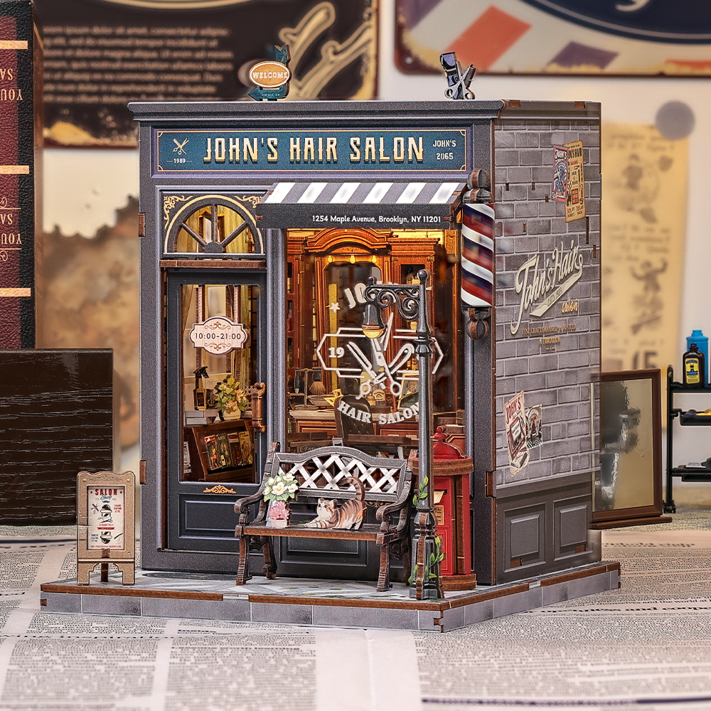 John's Hair Salon Miniature Kit official product view 7