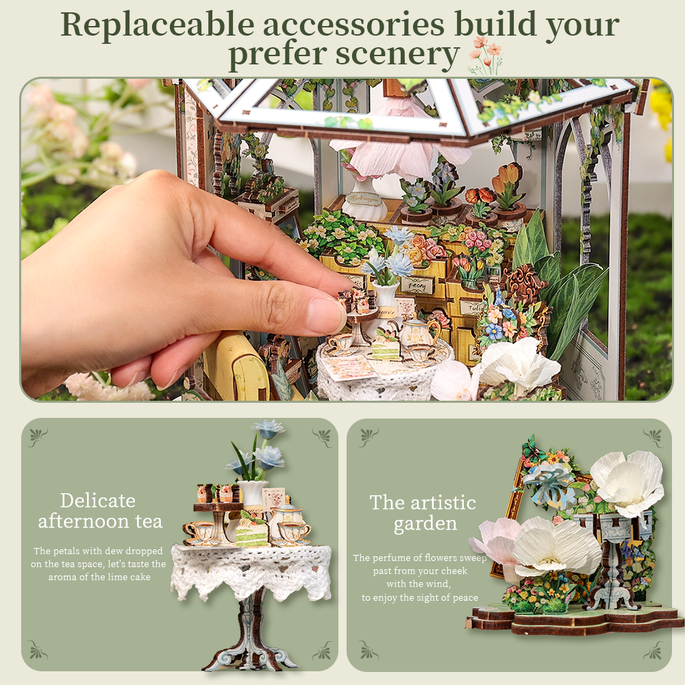 Windsor Flower House Miniature Kit official product view 8