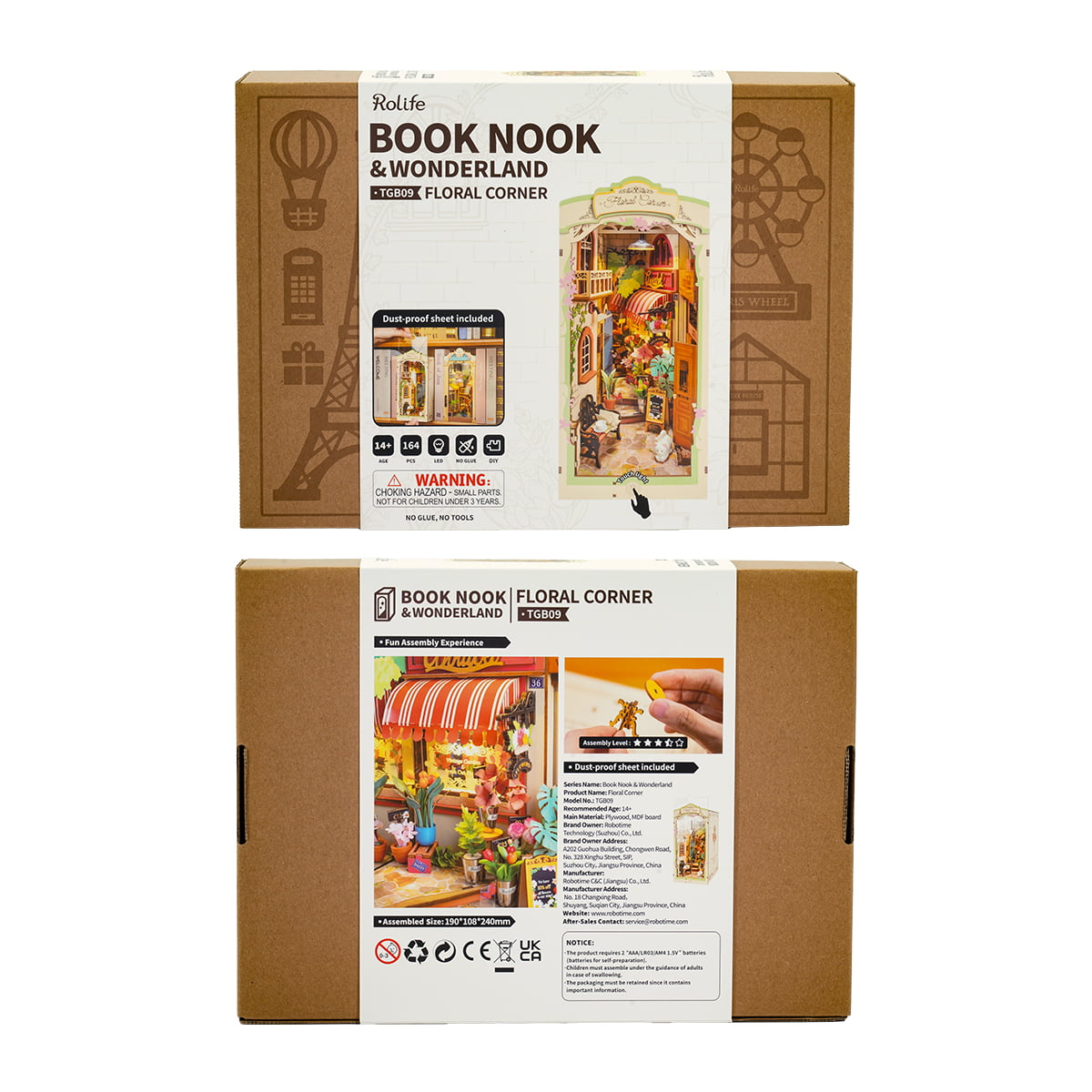 Floral Corner Book Nook Kit official detail view 7
