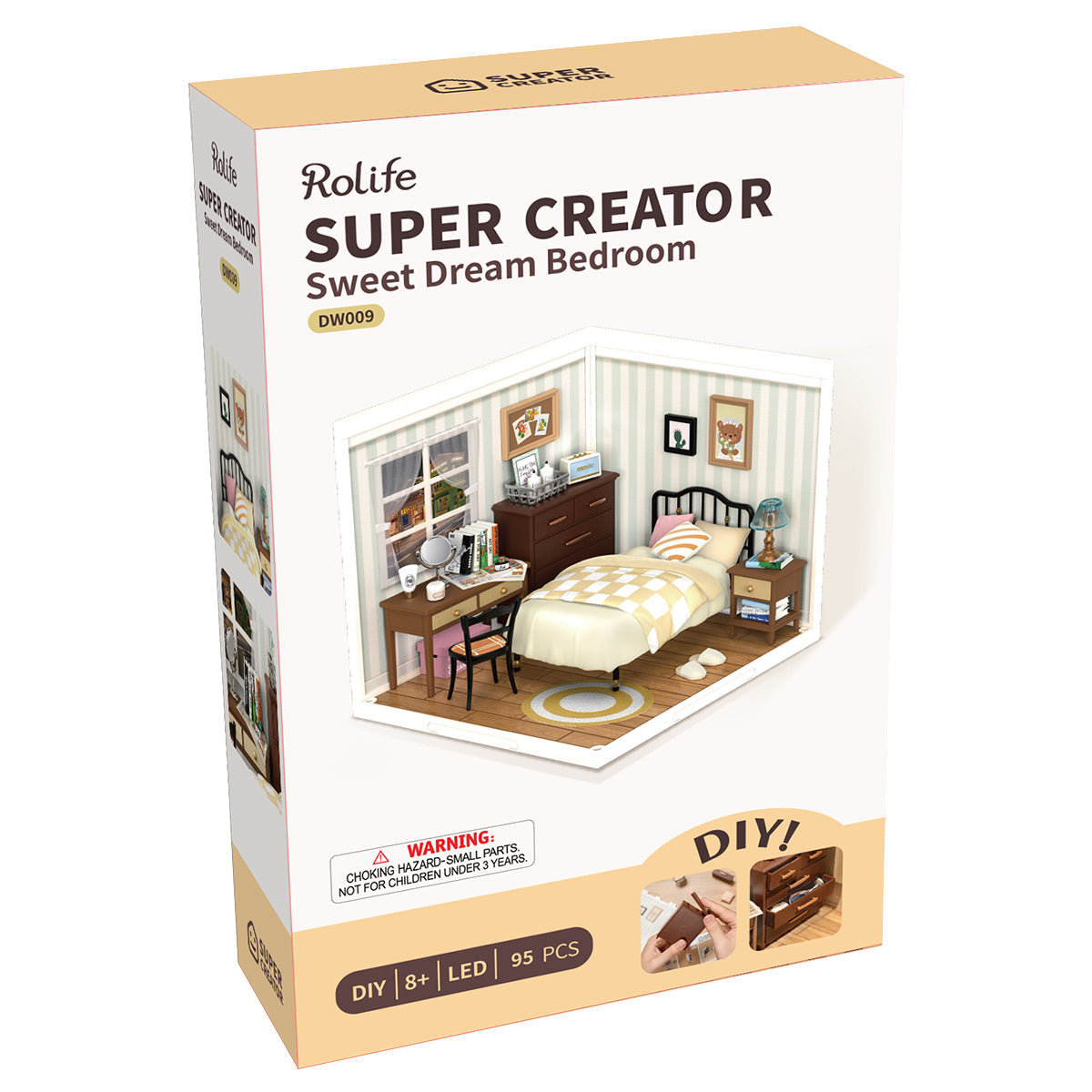 Sweet Dream Bedroom Miniature Kit official product view 8