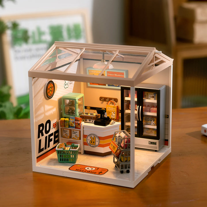 Energy Supply Store Miniature Kit completed product view
